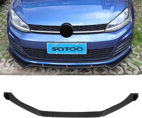 Miniatura 14 de SCITOO Kit de faldas laterales negras brillantes para carrocería de coche, 31 x 4 x 3 pulgadas, se adapta a falda lateral universal de ABS