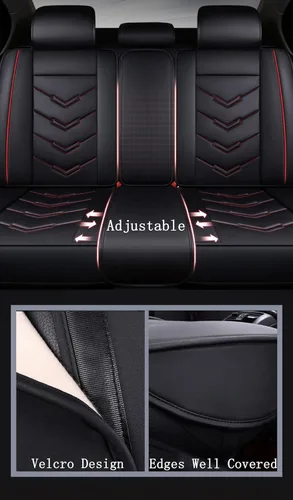 Miniatura 6 de Fundas de asiento de automóvil, juego completo para vehículos Nissan Frontier 2023, ajuste universal para la mayoría de los automóviles, protectores