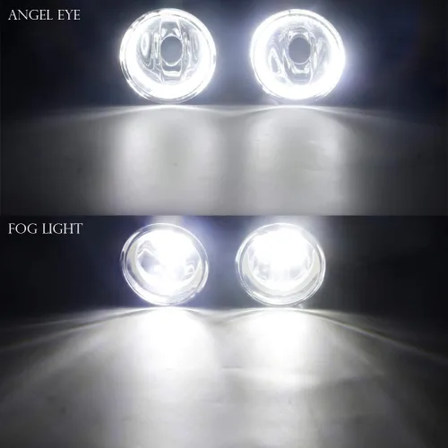 Miniatura 2 de Luces antiniebla con anillo de halo 2 en 1 para Honda 12-14 CR-V, 12-15 Pilot, 13-15 Accord Coupe, Crosstour, CR-Z, Acura 10-15 RDX, 13-14 ILX