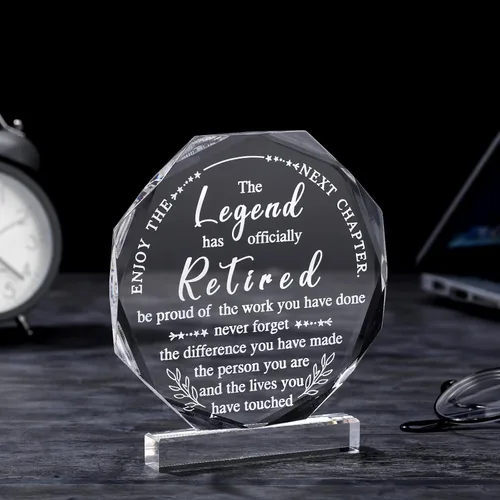Miniatura 2 de Chunful Regalos de feliz jubilación para hombres y mujeres, placa de recuerdo y jubilación, regalos inspiradores para profesores jubilados, policía