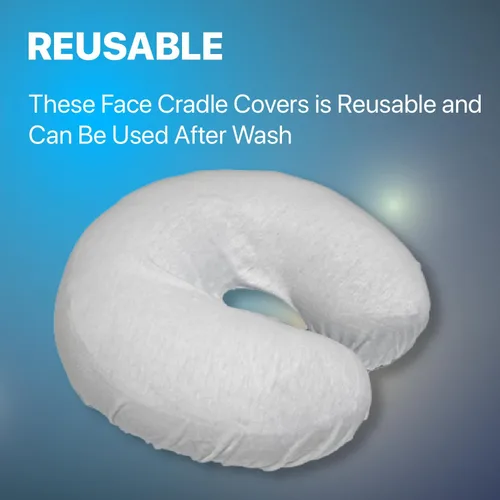 Miniatura 5 de Acuforce Fundas para cuna facial, paquete de 3 – Funda para reposacabezas 100% algodón sin costuras Suave transpirable comodidad para masajes