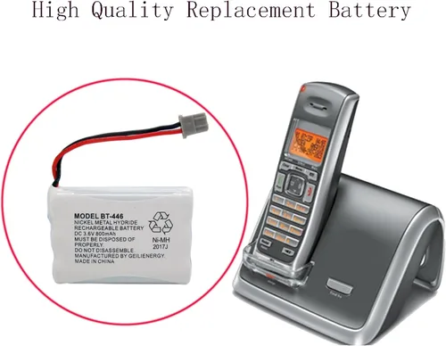 Miniatura 7 de BT446 BT-446 - Batería de teléfono compatible con Uniden BBTY0503001 BT-1004 BT-1005 GE-TL26402 BT-504 CPH-488B 3.6V 800mAh (paquete de 2)