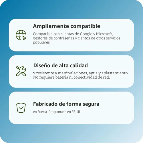 Miniatura 4 de Yubico - Clave de seguridad C NFC - Compatibilidad básica - Autenticación multifactor (MFA) Clave de seguridad y llave de acceso, Conectar a través