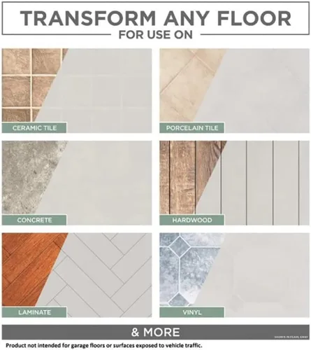 Miniatura 5 de Rust-Oleum 365931 - Capa base de premezcla de revestimiento de piso para el hogar, azul marino, 1 cuarto de galón