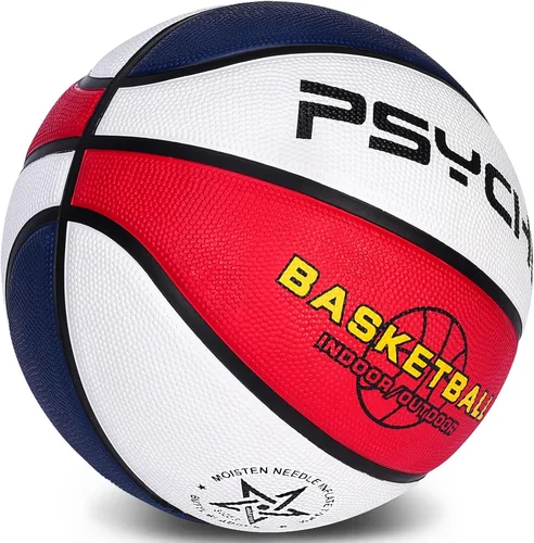 Baloncesto para niños y jóvenes, tamaño 4/5 (25.5/27.5 pulgadas), baloncesto de goma de alta calidad para niños y niñas, juegos de piscina para