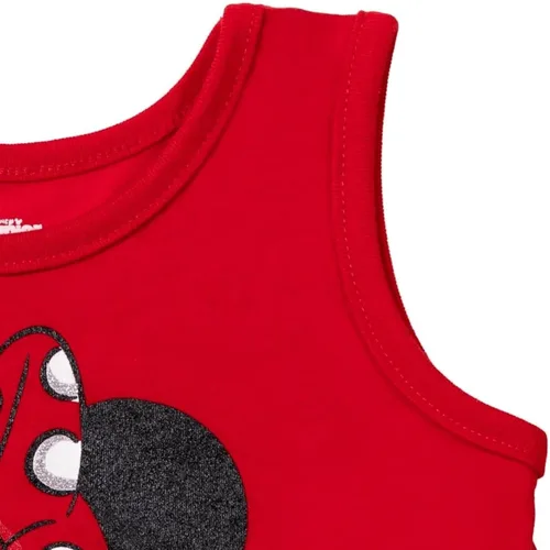 Miniatura 6 de Disney Minnie Mouse - Conjunto de 3 piezas de camiseta de rizo francés y coletero