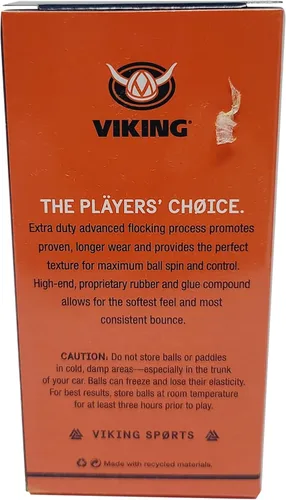 Miniatura 5 de Viking Pelota de tenis con plataforma extra resistente, color amarillo (funda de 2)