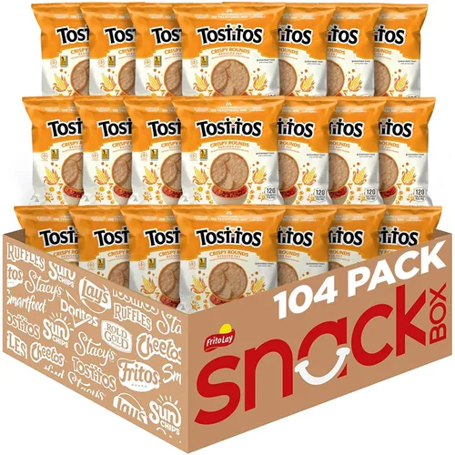 Miniatura 13 de Tostitos Chips de tortilla Rounds del tamaño de un bocado, bolsas de 1 onza (paquete de 40)