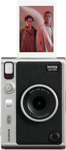 Miniatura 7 de Fujifilm Instax Mini EVO Hybrid Black Instant Camera Bundle con 2 mini Twin Pack Instant Film