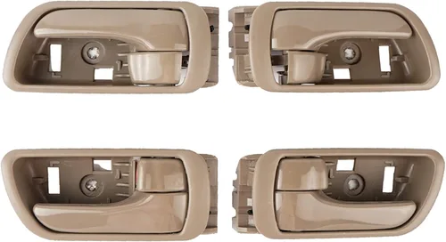 NPAUTO Repuesto de manija interior de puerta para Toyota Camry 2002 2003 2004 2005 2006, interior delantero trasero izquierdo del conductor y lado