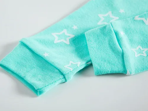 Miniatura 7 de Babyroom Pijama de algodón de 4 piezas para niñas a juego con diseño de unicornio