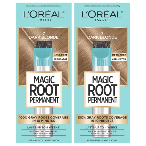 Miniatura 9 de L'Oréal Paris Magic Root - Tinte permanente para el cabello, kit de tinte de cabello de 10 minutos para rescatar raíces con cobertura de cabello 6