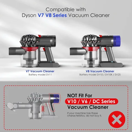 Miniatura 2 de Interruptor de gatillo metálico V7 V8 mejorado compatible con accesorios de reparación de aspiradoras Dyson V7 V8, piezas de repuesto de botón