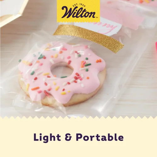 Miniatura 3 de Wilton Bolsas altas transparentes para golosinas – Bolsas de plástico para regalos de vacaciones, cumpleaños, recuerdos de fiesta y más – Mantiene