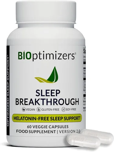 BIOptimizers Cápsulas de avance para el sueño - Suplemento de apoyo natural | Ayuda de alivio calmante para adultos | Sin formación de hábito | 60