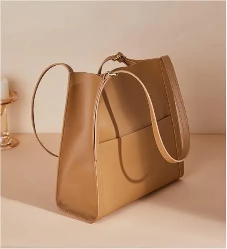 Miniatura 8 de Aiwanning - Bolso de piel auténtica para mujer, bolso de hombro, bolso de mano