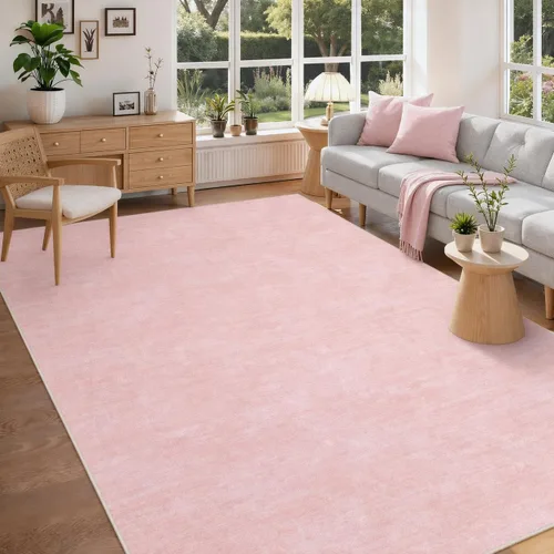 Miniatura 44 de RUGSREAL - Tapete pequeño de 2x3 con base de goma, resistente a las manchas, moderno, color liso, contemporáneo lavable, para la entrada, sala
