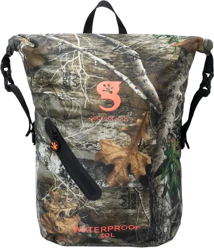Miniatura 15 de geckobrands Mochila impermeable ligera de 30 L - Bolsa ligera impermeable para exteriores, senderismo, viajes, actividades acuáticas ligeras Verde