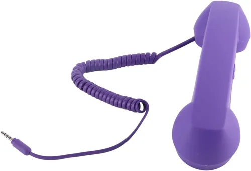 Miniatura 9 de Retro Phone Handset, Vintage Telephone Handset, Built in HD Speaker & Microphone Vintage Telephone Receiver Plug Play with 3.5mm USB C for Purple