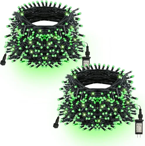 Miniatura 17 de TW SHINE - Luces de Navidad que cambian de color, 200 luces LED RGB de 66 pies, luces de Halloween para exteriores con control remoto, impermeables