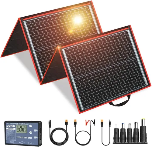 Miniatura 9 de Dokio XX panel solar monocristalino, plegable, de 12 voltios