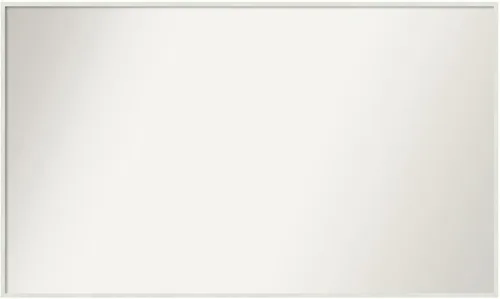 Miniatura 256 de Amanti Art Espejo de baño blanco para sobre el fregadero, 32 x 45 pulgadas, espejo de tocador rectangular blanco esbelto, marco de madera moderno