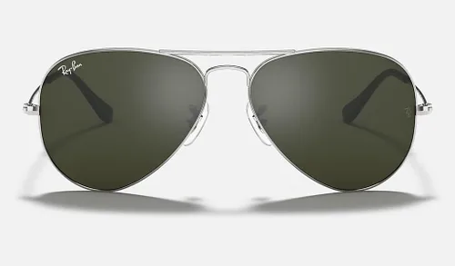Miniatura 6 de Ray-Ban RB3025 - Lentes de sol de aviador de metal para hombre y mujer + paquete con kit de cuidado de gafas iWear de diseñador