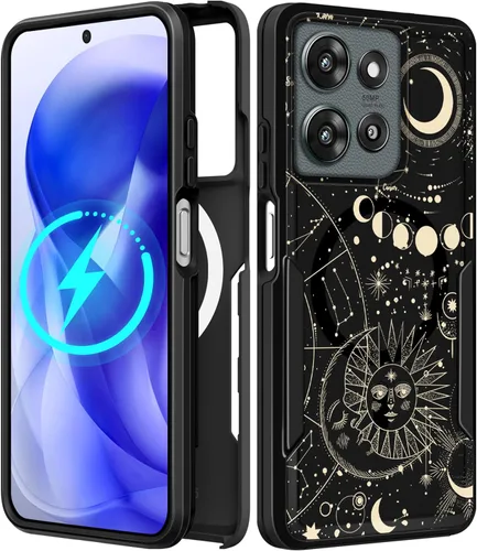 Miniatura 62 de Funda para Moto G 5G 2024 – Compatible con MagSafe para mujeres y niñas, bonita funda protectora magnética para teléfono, diseño femenino Kawaii