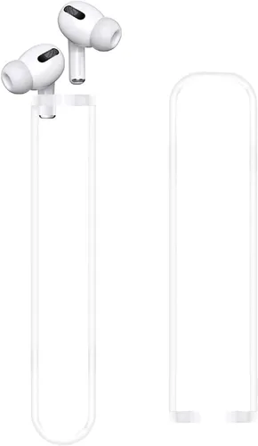 Miniatura 3 de JNSA [Never Lose Your Air Pods Pro] Juego antideslizante, gancho deportivo para las orejas compatible con Air Pods Pro + Air Pods Pro para Blanco