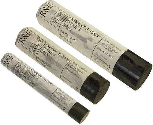 Miniatura 288 de Pinturas R&F Hechas a Mano - Palo de Pigmento al Óleo Profesional, Gris Neutro Medio, 188 ml
