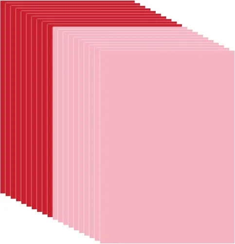 Miniatura 8 de 100 piezas de papel grueso de cartulina de Navidad, papel de cartulina A4 rojo y verde de 70 libras, papel de cartulina imprimible de grosor medio