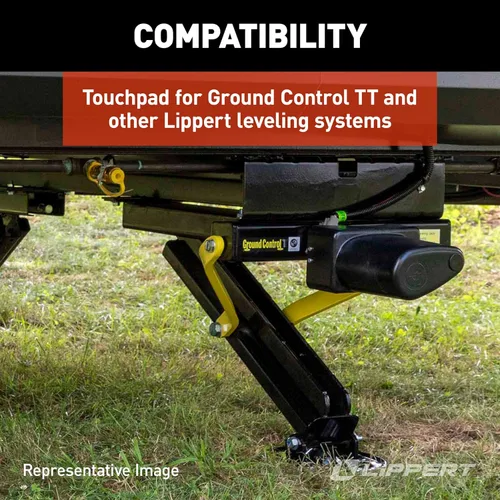 Miniatura 5 de Lippert Ground Control Sistema de Nivelación de RV de 5ª Rueda y Remolque de Viaje Reemplazo de Panel Táctil con Botón de Nivelación Automática