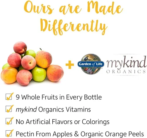 Miniatura 4 de Garden of Life Organics Kids Gummy Vitaminas – Fruta – Gomitas de apoyo inmunológico para niños con vitamina C, D como D3 y zinc