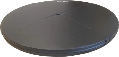 Miniatura 10 de Alfombrilla de seguridad de espuma EPE de 5 pies de ancho entrelazada, portátil, acolchado de choque. Cojín circular plegable para ejercicio y baile