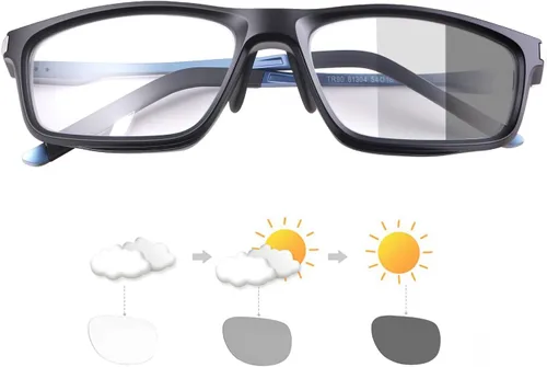 Miniatura 9 de YIMI Gafas de Bloqueo de Luz Azul Fotocromáticas para Mujeres y Hombres Marco Completo Anti Rayos UV Filtro Gafas de Computadora Gaming