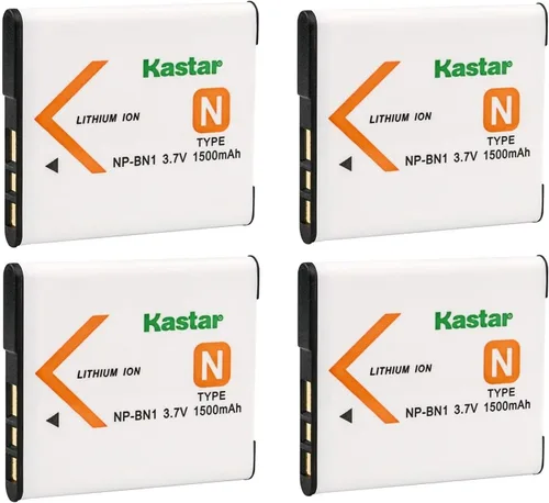 Miniatura 6 de Kastar Paquete de 1 batería de repuesto para Sony NP-BN1 NPBN1, batería tipo N, Sony BC-CSN, cargador BC-CSNB, Sony Cyber-Shot DSC-WX150, Cyber-Shot