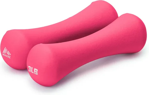Miniatura 13 de RBX Pesas de mano, pesas de mano de neopreno para entrenamientos en casa, entrenamiento cardiovascular y de fuerza, equipo de gimnasio en casa