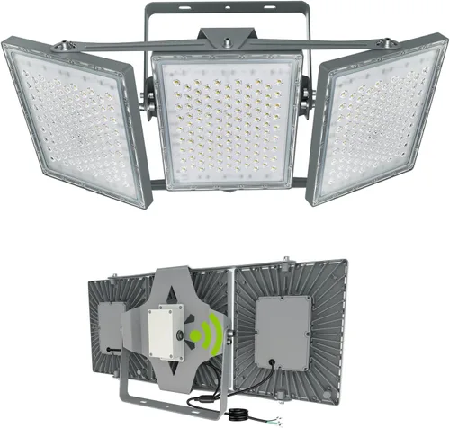 Miniatura 8 de Luces LED de inundación para exteriores, 150 W, 15000 lúmenes, 6000 K, del anochecer al amanecer, iluminación exterior con fotocélula IP66