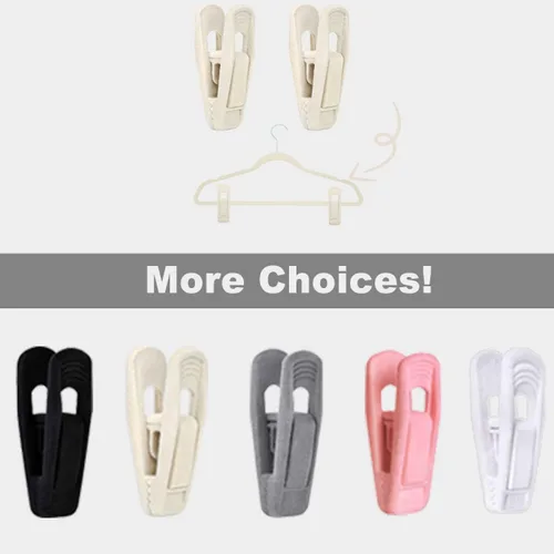 Miniatura 8 de TOFIIGREM Clips de terciopelo beige para colgar 60 unidades, clip de terciopelo antideslizante que funciona perfectamente para perchas de terciopelo