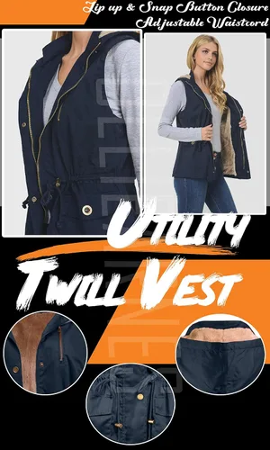 Miniatura 6 de OLLIE ARNES Chaleco Anorak ligero sin mangas para mujer