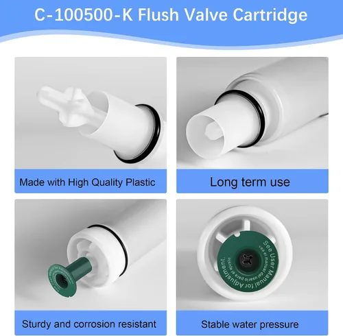 Miniatura 3 de Paquete de 2 cartuchos de válvula de descarga C-100500-K, para cartuchos 500, 501, 501A, 501B, 503, 504, 503/504, cartucho compatible con tanque