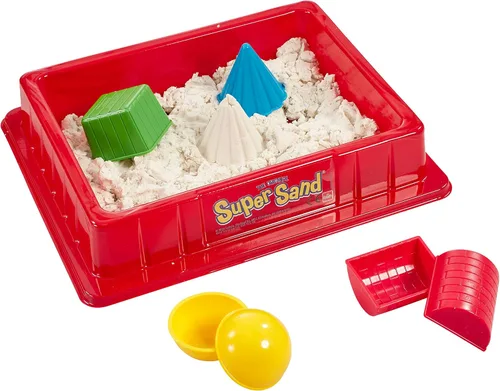 Miniatura 3 de SUPER SAND 383324.208 Arena mágica clásica súper suave para niños de 3 años en adelante, blanca, 10.5 x 2.0 x 10.5 in