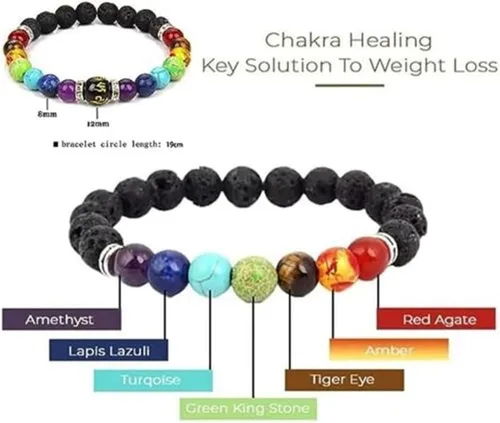 Miniatura 3 de Pulsera de 7 chakras, pulsera Arus 7 chakras, pulsera Arus 7 chakras original, pulsera de energía de 7 chakras, pulsera de 7 chakras, pulseras