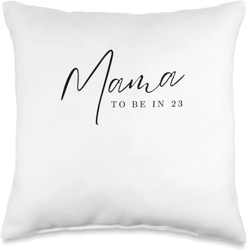 Mama To Be 2023 Promoted To Mommy Mothers Day 2023 RK - Almohada para regalar a nuevas madres, camisas y accesorios 2023, 16 x 16 pulgadas,