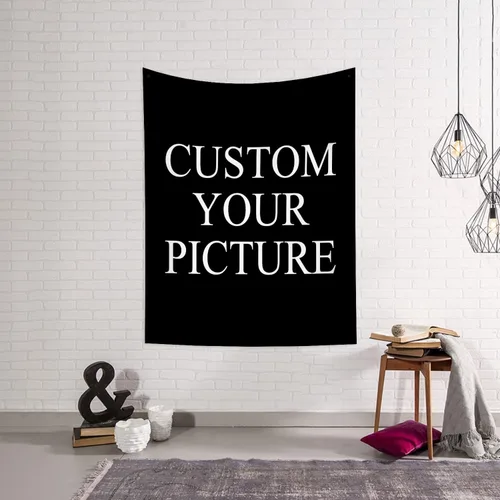 Miniatura 12 de Canessioa Tapiz personalizado para cargar imágenes personalizadas, tapiz personalizado, pancarta, logotipo, diseño de texto, tapiz para colgar