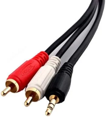 Cable de audio RCA de 0.138 in a 2 para altavoz de barra de sonido Vizio S3820 C6 C0 S3821 C6 D6