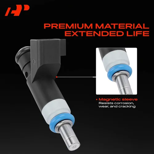 Miniatura 3 de A-Premium 4 agujeros 4 piezas inyectores de combustible compatibles con Jeep Compass 2007-2017, Patriot 2007-2017 y Dodge Journey 2009-2015, Avenger