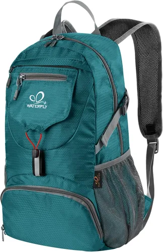 Miniatura 16 de WATERFLY Mochila pequeña ligera y plegable: mochila de 20 l ultra ligera, plegable, de senderismo, de viaje, de camping, de día, para hombre y mujer