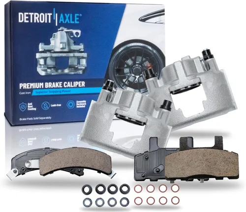 Miniatura 23 de Detroit Axle - Zapatas de freno traseras para Chrysler PT Cruiser 04-09, reemplazo de zapatas de freno semimetálicas 2004 2005 2006 2007 2008 2009