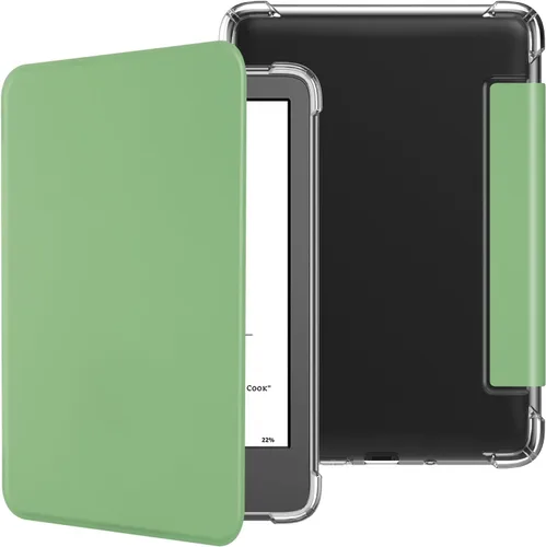 HGWALP Funda para Kindle de 6 pulgadas (11ª generación-2024/2022), ultra transparente, suave, flexible, transparente, carcasa trasera de TPU con